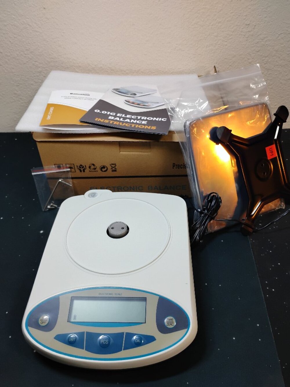 Bonvoisin 5000g x 0.01g Lab Scale High Precision Digital Electronic Balance